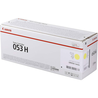 Canon 053HY (2191C001), originálny toner, žltý, 32000 strán