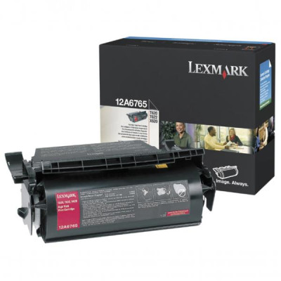 Lexmark 12A6765, originálny toner, čierny, 30000 strán