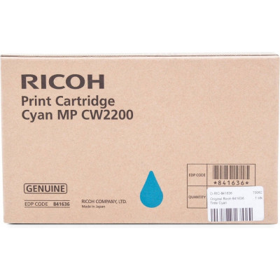 Ricoh 841636, originálny atrament, azúrový, 100 ml