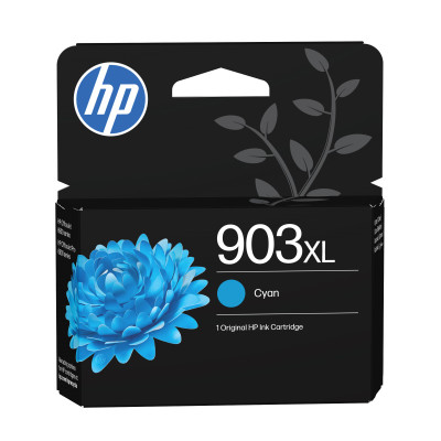 HP T6M03AE (903XL), originálny atrament, azúrový, 825 strán (9,5 ml)