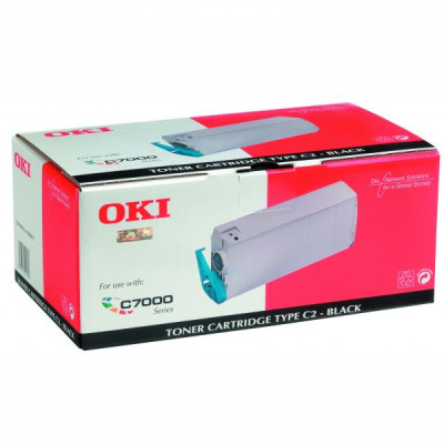 Oki Typ C2 (41304212), originálny toner, čierny, 10000 strán