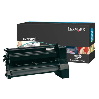 Lexmark C7722KX, originálny toner, čierny, 15000 strán