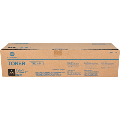 Konica Minolta TN-214K (A0D7154), originálny toner, čierny, 24000 strán