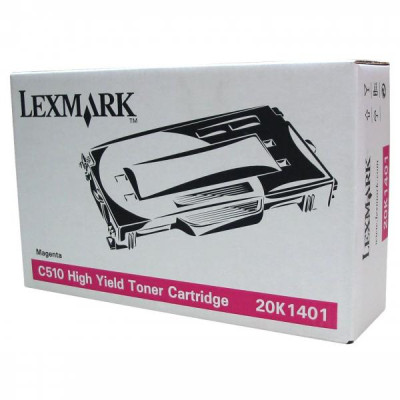 Lexmark 20K1401, originálny toner, purpurový, 6600 strán
