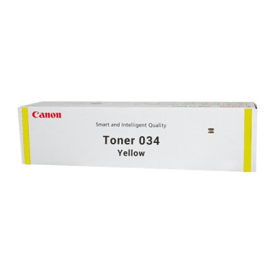 Canon 034Y (9451B001), originálny toner, žltý, 7300 strán