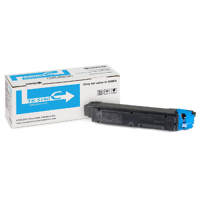 Kyocera TK-5140C (1T02NRCNL0), originálny toner, azúrový, 5000 strán