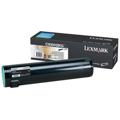 Lexmark C930H2KG, originálny toner, čierny, 38000 strán