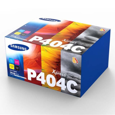 Samsung CLT-P404C (SU365A), originálny toner, CMYK, 3 × 1000 + 1500 strán, 4-pack