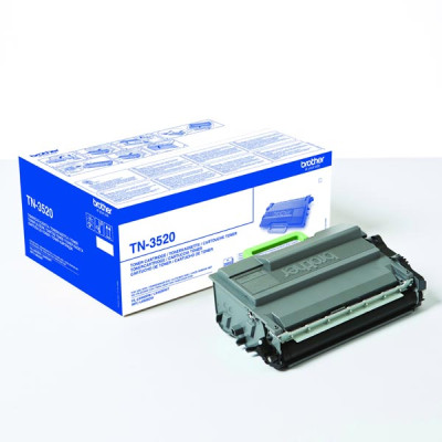 Brother TN-3520Bk, originálny toner, čierny, 20000 strán