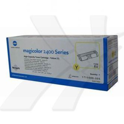 Konica Minolta A00W132 (1710-5890-05), originálny toner, žltý, 4500 strán