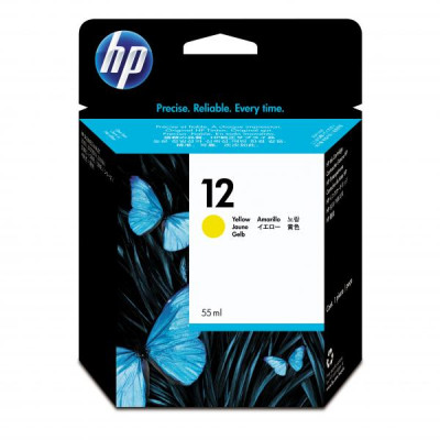 HP C4806A (12), originálny atrament, žltý, 3300 strán