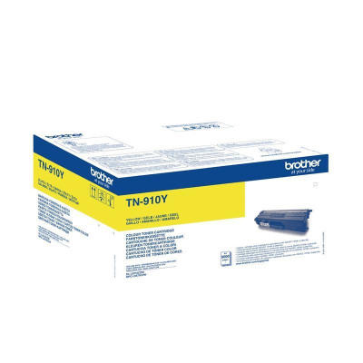 Brother TN-910Y, originálny toner, žltý, 9000 strán