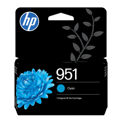HP CN050AE (951), originálny atrament, azúrový, 700 strán (8,5 ml)