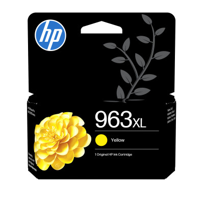 HP 3JA29AE (963XL), originálny atrament, žltý, 1600 strán (22,92 ml), XL