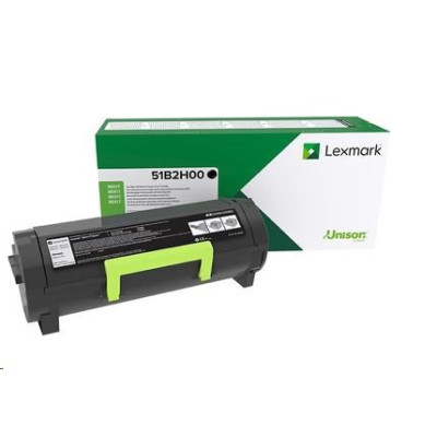 Lexmark 51B2H00 (51B0HA0), originálny toner, čierny, 8500 strán