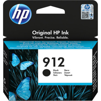 HP 3YL80AE (912), originálny atrament, čierny, 250 strán (6,5 ml)