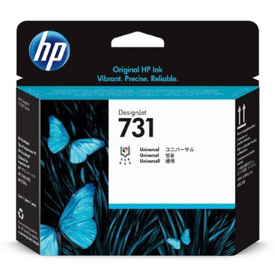 HP P2V27A (731), originálna tlačová hlava, CMYK, 4-pack