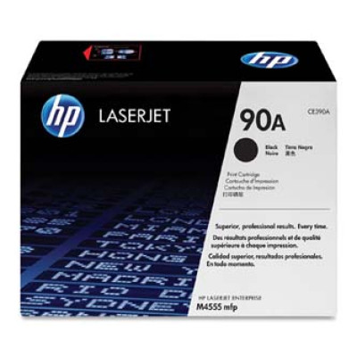 HP CE390A (90A), originálny toner, čierny, 10000 strán