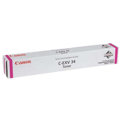 Canon C-EXV34M (3784B002), originálny toner, purpurový, 19000 strán