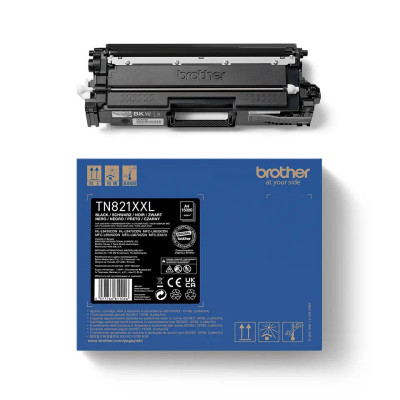 Brother TN-821XXLBK, originálny toner, čierny, 15000 strán, XXL