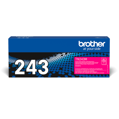 Brother TN-243M, originálny toner, purpurový, 1000 strán