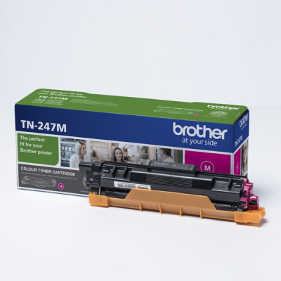 Brother TN-247M, originálny toner, purpurový, 2300 strán