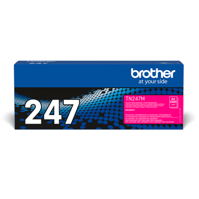 Brother TN-247M, originálny toner, purpurový, 2300 strán