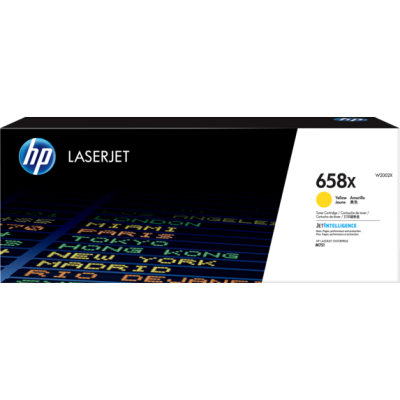 HP W2002X (658X), originálny toner, žltý, 28000 strán