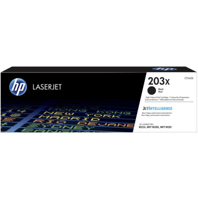 HP CF540X (203X), originálny toner, čierny, 3200 strán