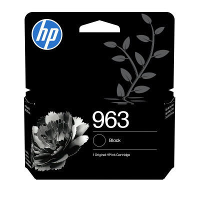 HP 3JA26AE (963), originálny atrament, čierny, 1000 strán (24,09 ml)