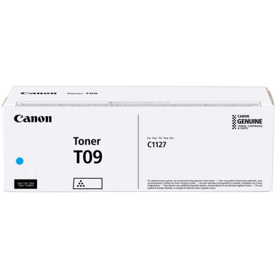 Canon T09C (3019C006), originálny toner, azúrový, 5900 strán