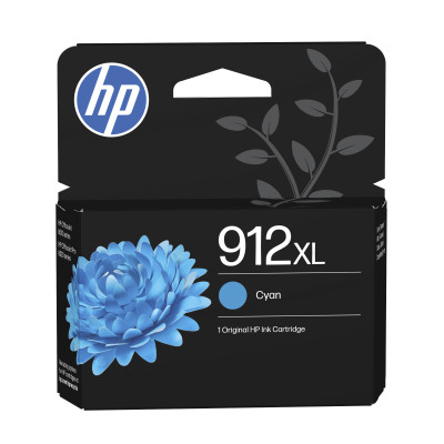 HP 3YL81AE (912XL), originálny atrament, azúrový, 700 strán (8,5 ml)