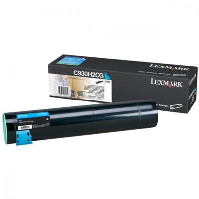 Lexmark C930H2CG, originálny toner, azúrový, 24000 strán
