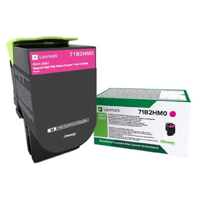 Lexmark 71B2HM0 (71B0H30), originálny toner, purpurový, 3500 strán