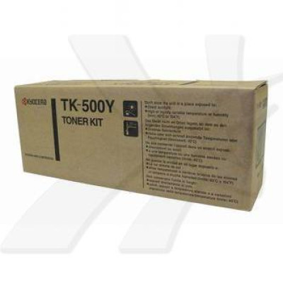 Kyocera TK-500Y, originálny toner, žltý, 8000 strán