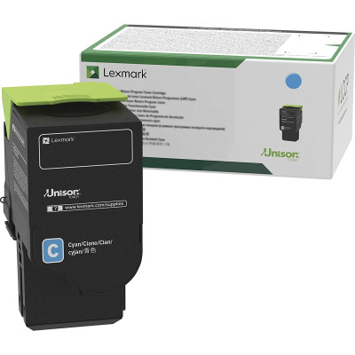 Lexmark C2310C0, originálny toner, azúrový, 1000 strán