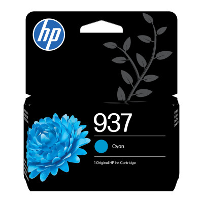 HP 4S6W2NE (937), originálny atrament, azúrový, 800 strán