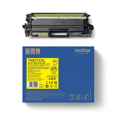 Brother TN-821XXLY, originálny toner, žltý, 12000 strán, XXL
