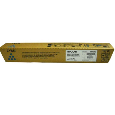 Ricoh 888643 (884949, 842033), originálny toner, azúrový, 15000 strán