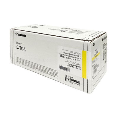 Canon T04Y (2977C001), originálny toner, žltý, 27500 strán