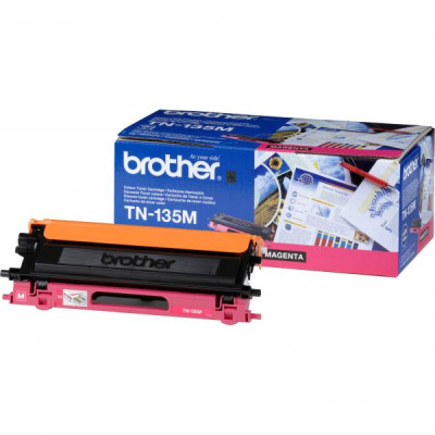 Brother TN-135M, originálny toner, purpurový, 4000 strán