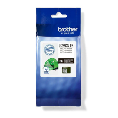 Brother LC-462XLBK, originálny atrament, čierny, 3000 strán, XL