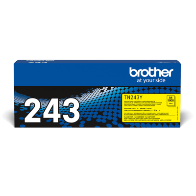 Brother TN-243Y, originálny toner, žltý, 1000 strán