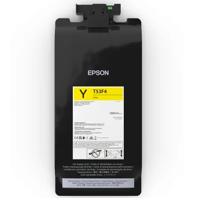 Epson T53F4 (C13T53F400), originálny atrament, žltý, 1600 ml