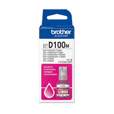 Brother BTD100M, originálny atrament, purpurový, 5000 strán (48,8 ml)