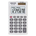 Sencor Kalkulačka SEC 255/8, bílá, kapesní, osmimístná, duální napájení