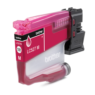 Brother LC-527M, originálny atrament, purpurový, 900 strán