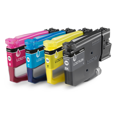 Brother LC-527XLVAL, originálny atrament, CMYK, 3000/2000 strán, 4-pack