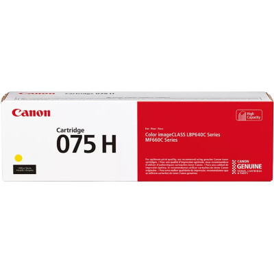 Canon 075HY (6366C002), originálny toner, žltý, 2500 strán
