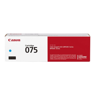 Canon 075C (6364C002), originálny toner, azúrový, 1300 strán